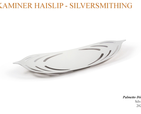 sterling silver palmetto dish