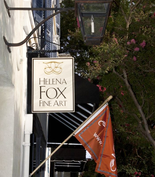 Helena Fox Fine Art gallery downtown Charleston South of Broad