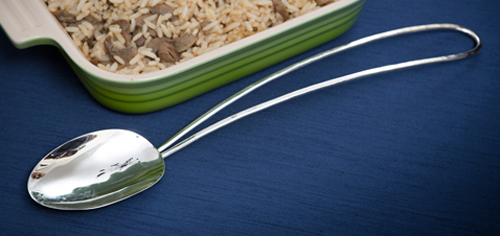 silver Charleston rice spoon contemporary silver Charleston silver