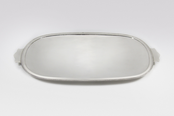 ecclesiastical church silver communion tray